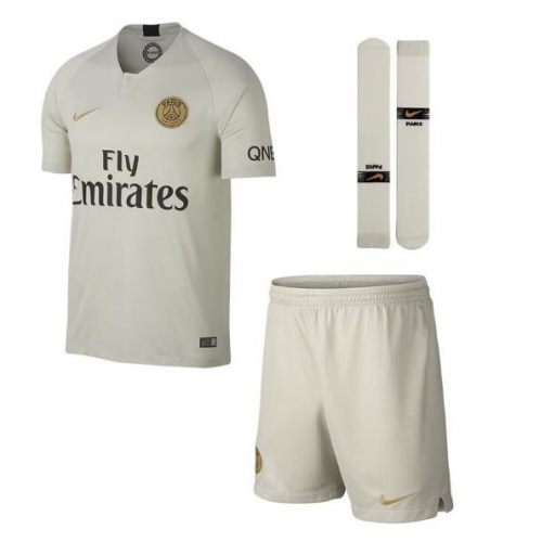 Kids PSG 18/19 Away Soccer Sets (Shirt+Shorts+Socks)